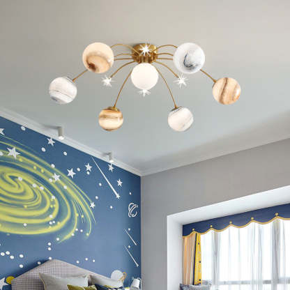 Planet Galaxy Ceiling Light