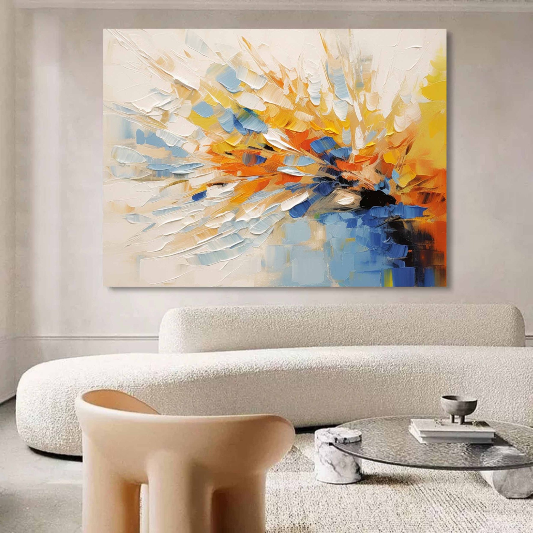 Coloré Abstrait Art #MS145