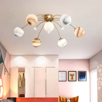 Planet Galaxy Ceiling Light