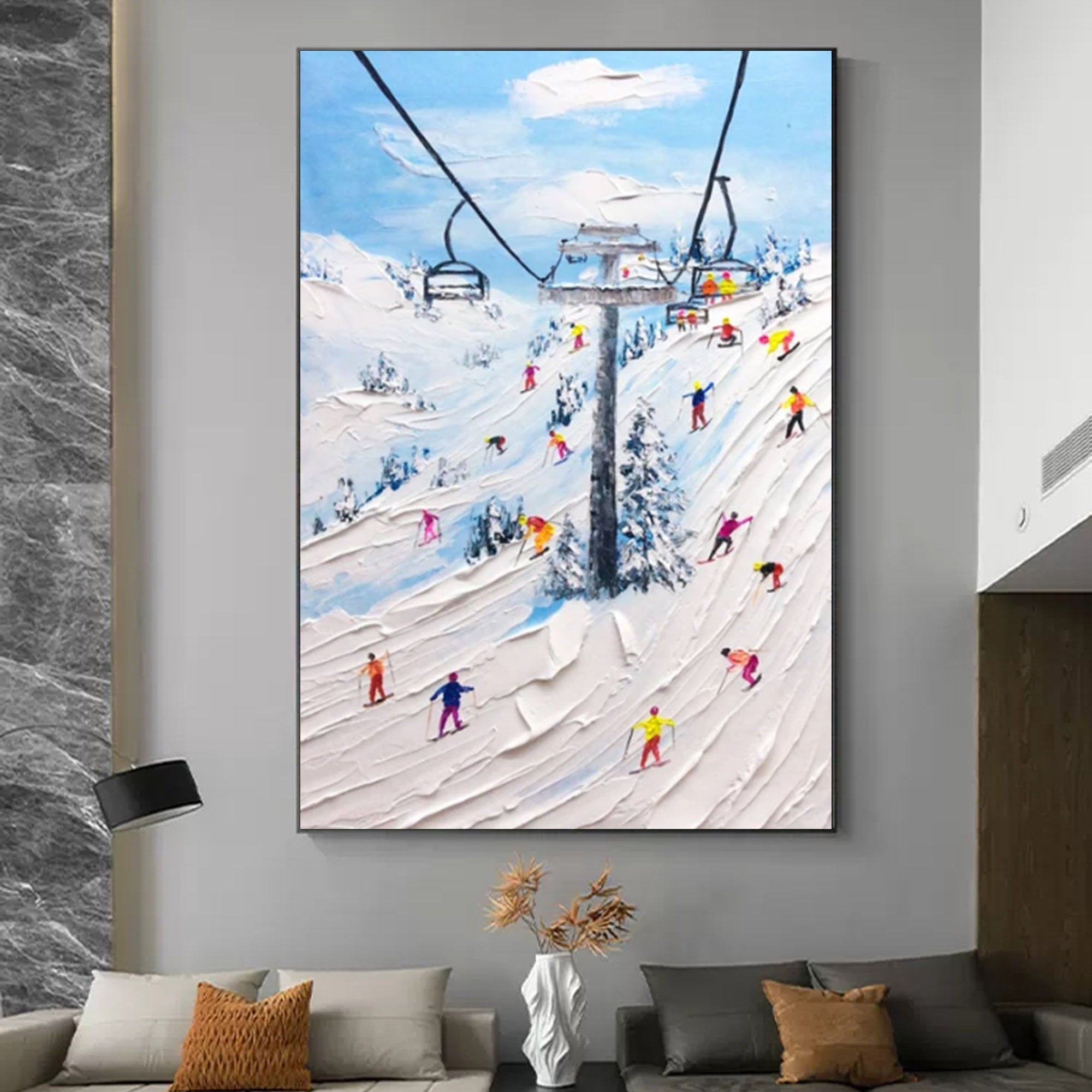 Plâtre Paysage Art #MS098
