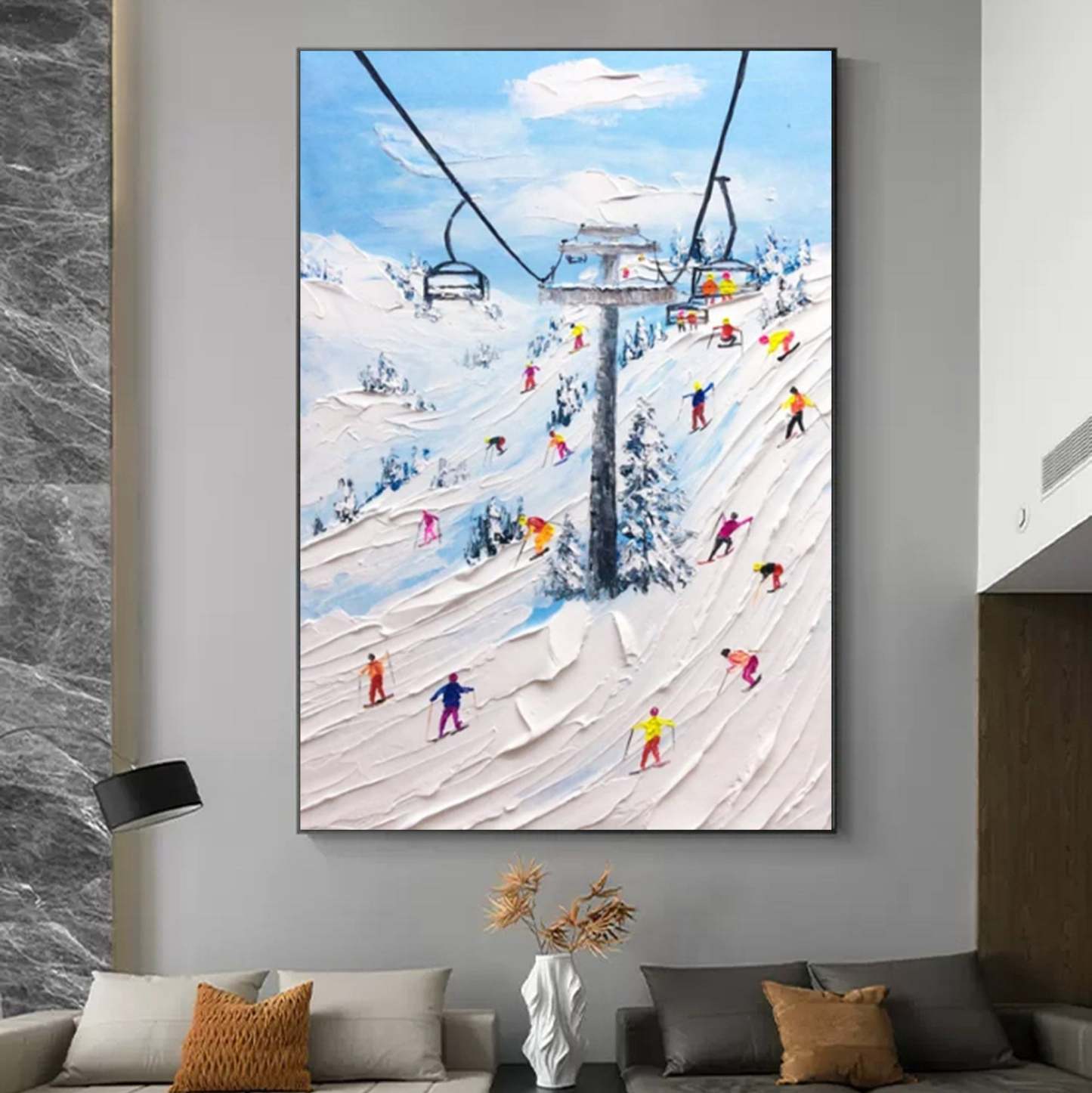 Plâtre Paysage Art #MS098