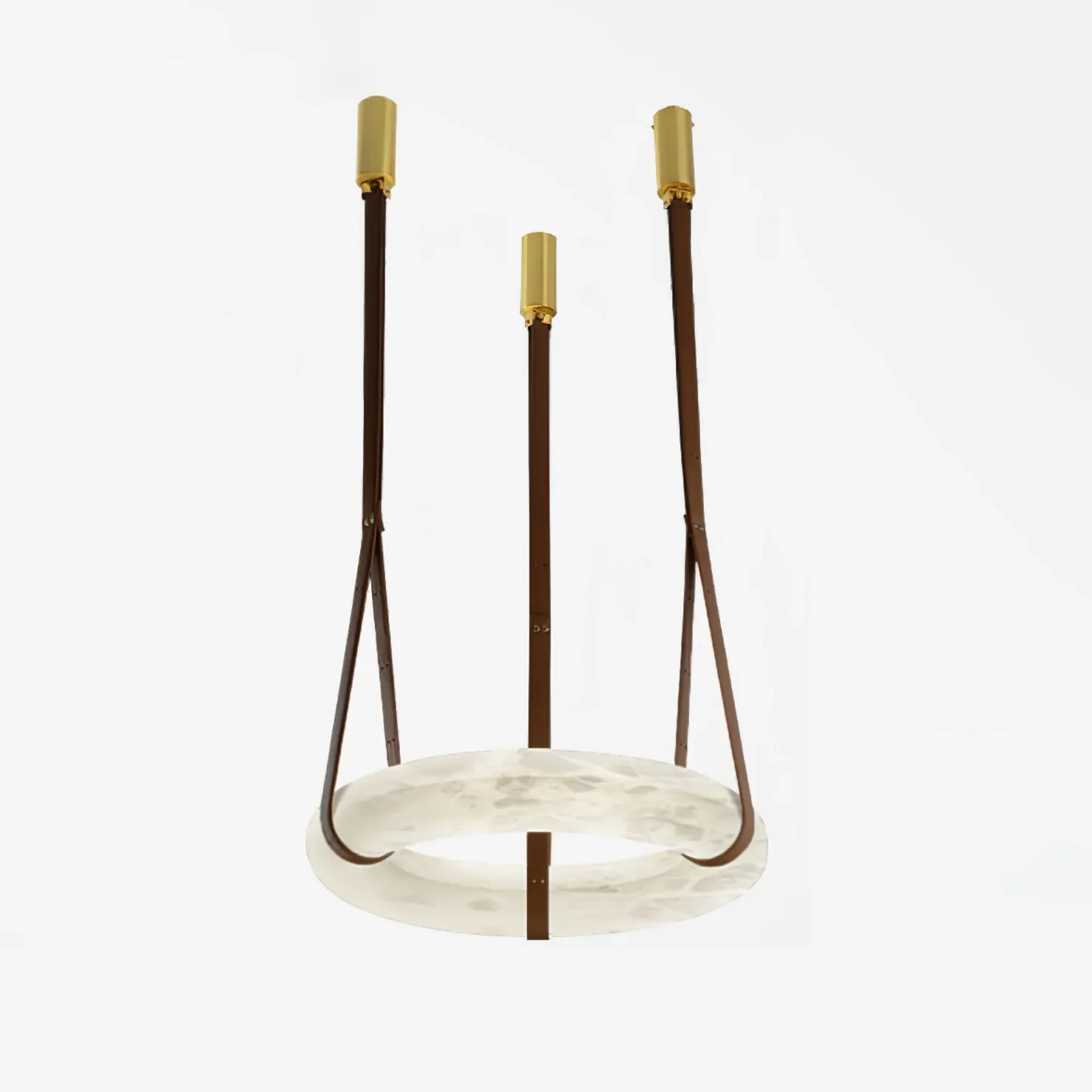 Hailie Vintage Unusual Resin Leather Pendant Light Living Dining Room