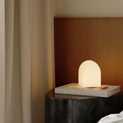 Axis White Geometric Table Lamp