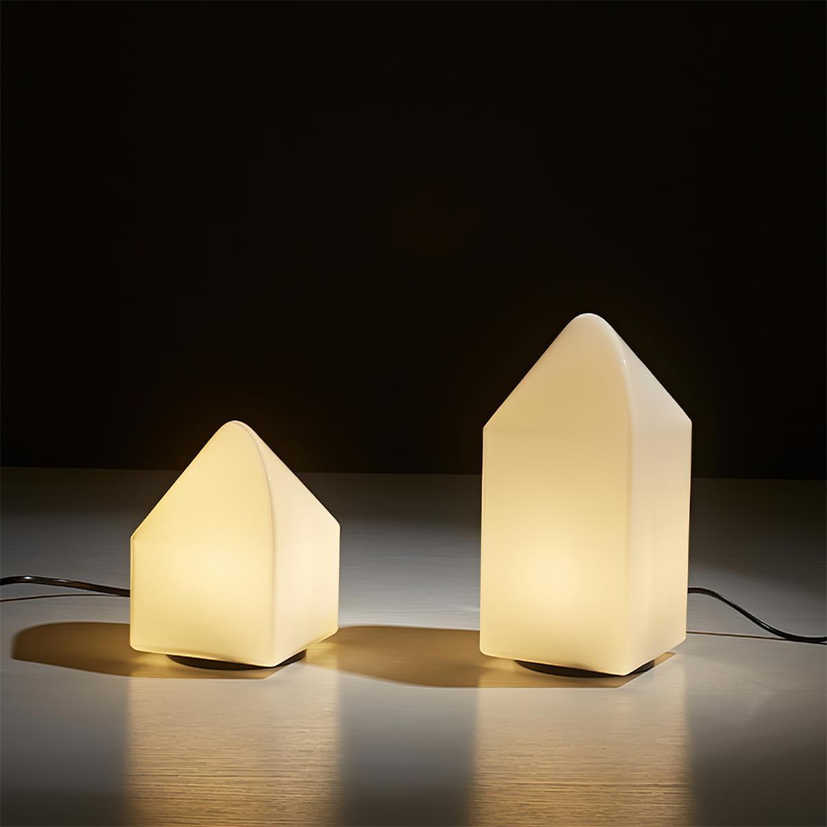 Axis White Geometric Table Lamp