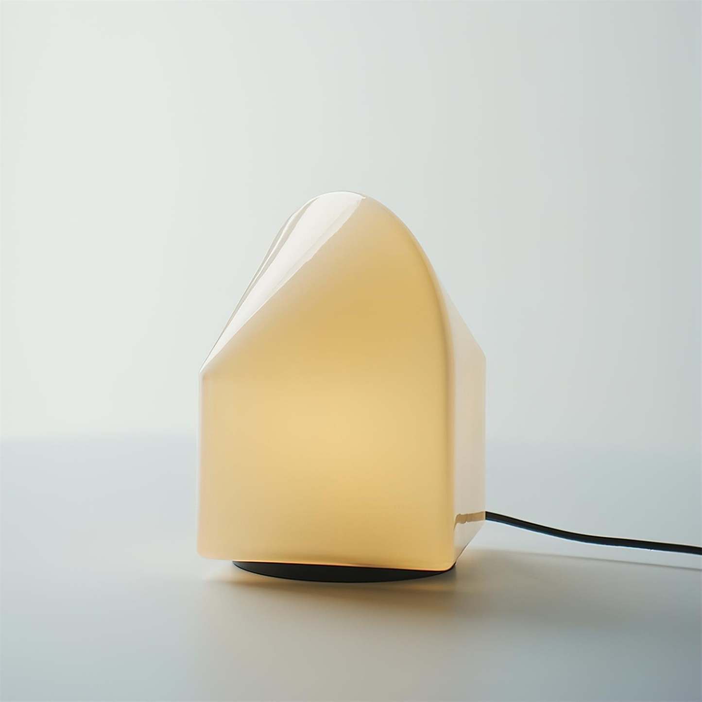 Axis White Geometric Table Lamp
