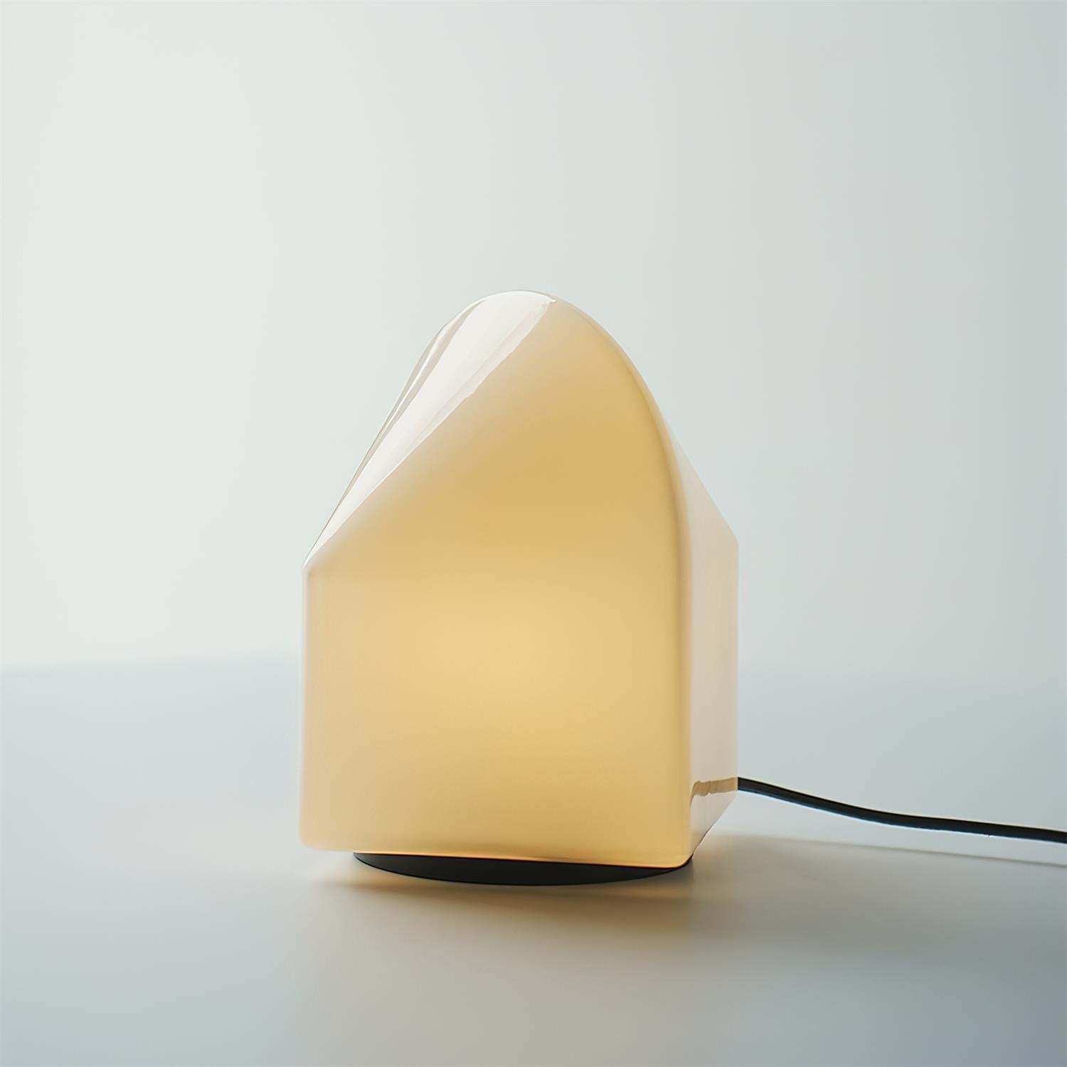 Axis White Geometric Table Lamp