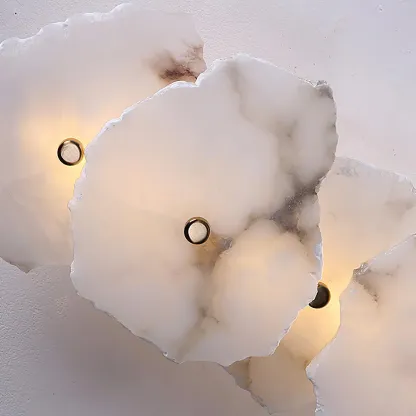 Ozawa Unusual Flower Resin Wall Light Bedroom Hallway Dining Room