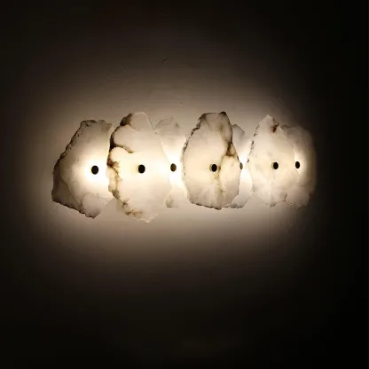 Ozawa Unusual Flower Resin Wall Light Bedroom Hallway Dining Room