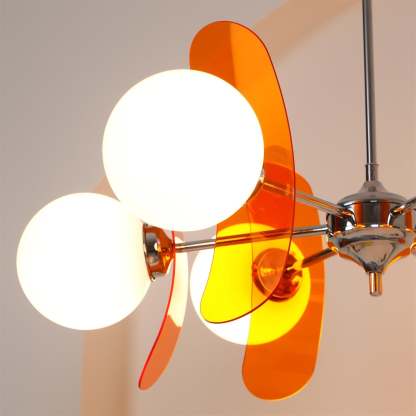 Halo Globe Sputnik Chandelier