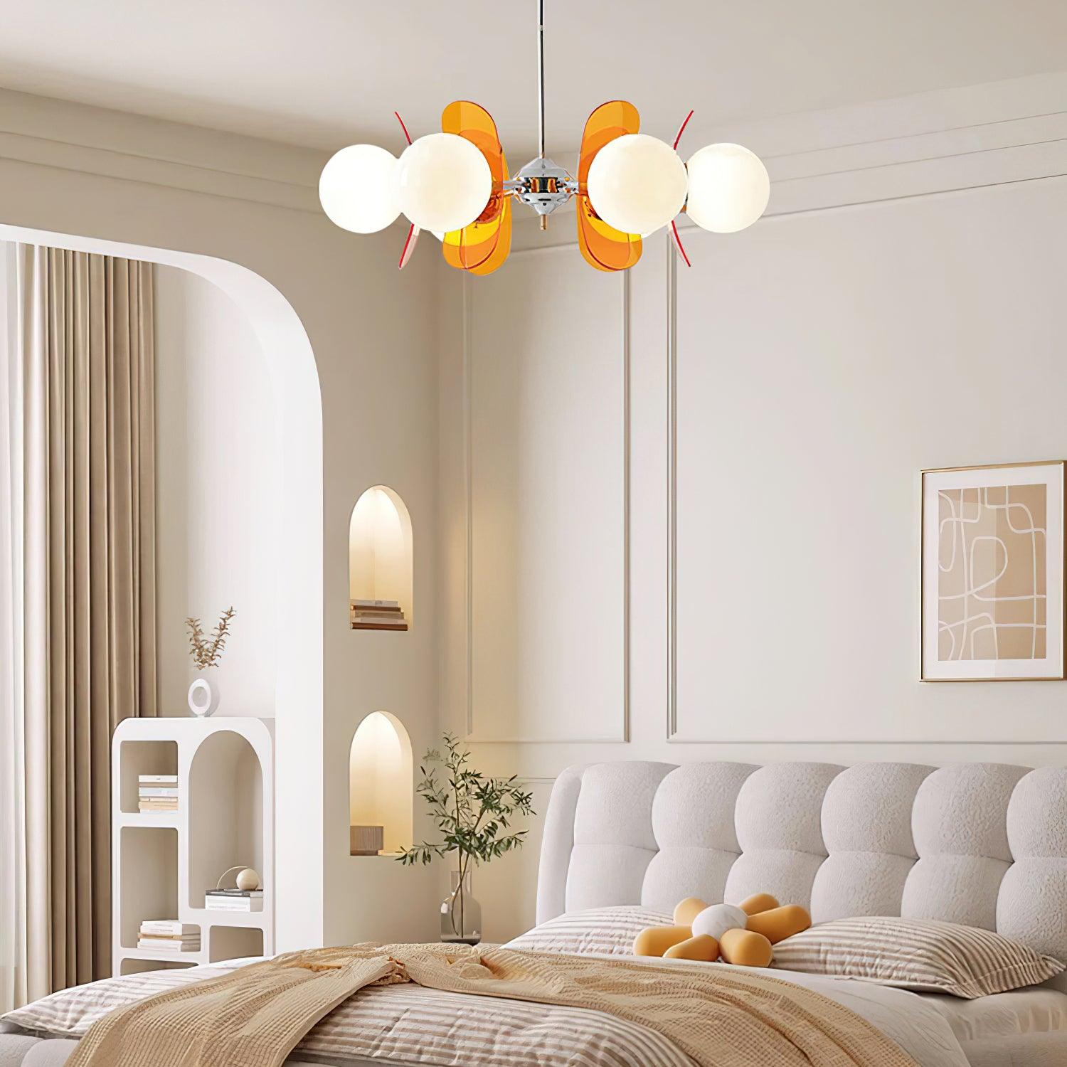 Halo Globe Sputnik Chandelier