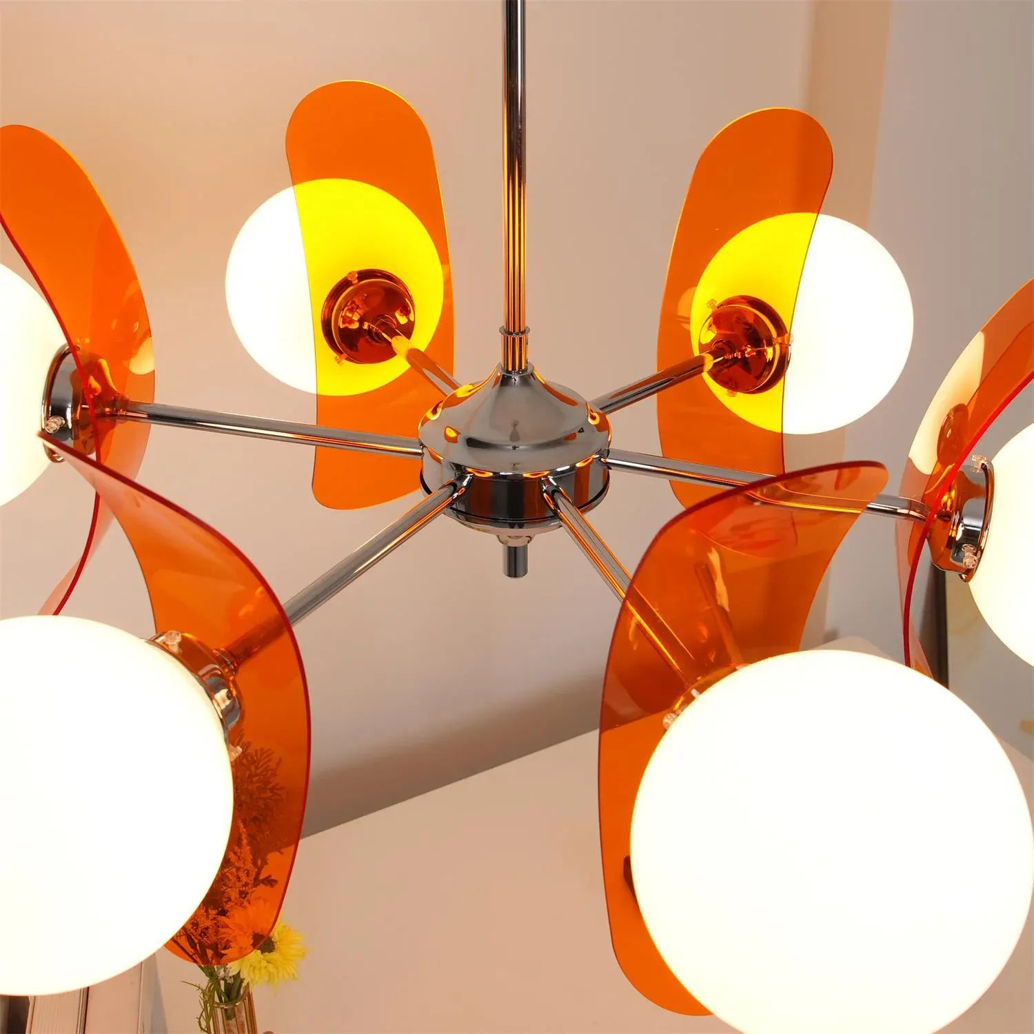 Valentina Modern Metal Glass Pendant Light Bedroom Living Room