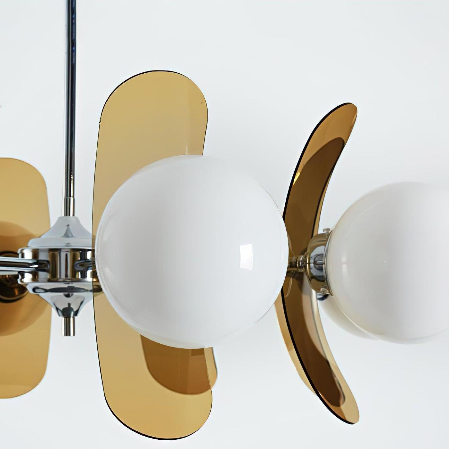 Halo Globe Sputnik Chandelier