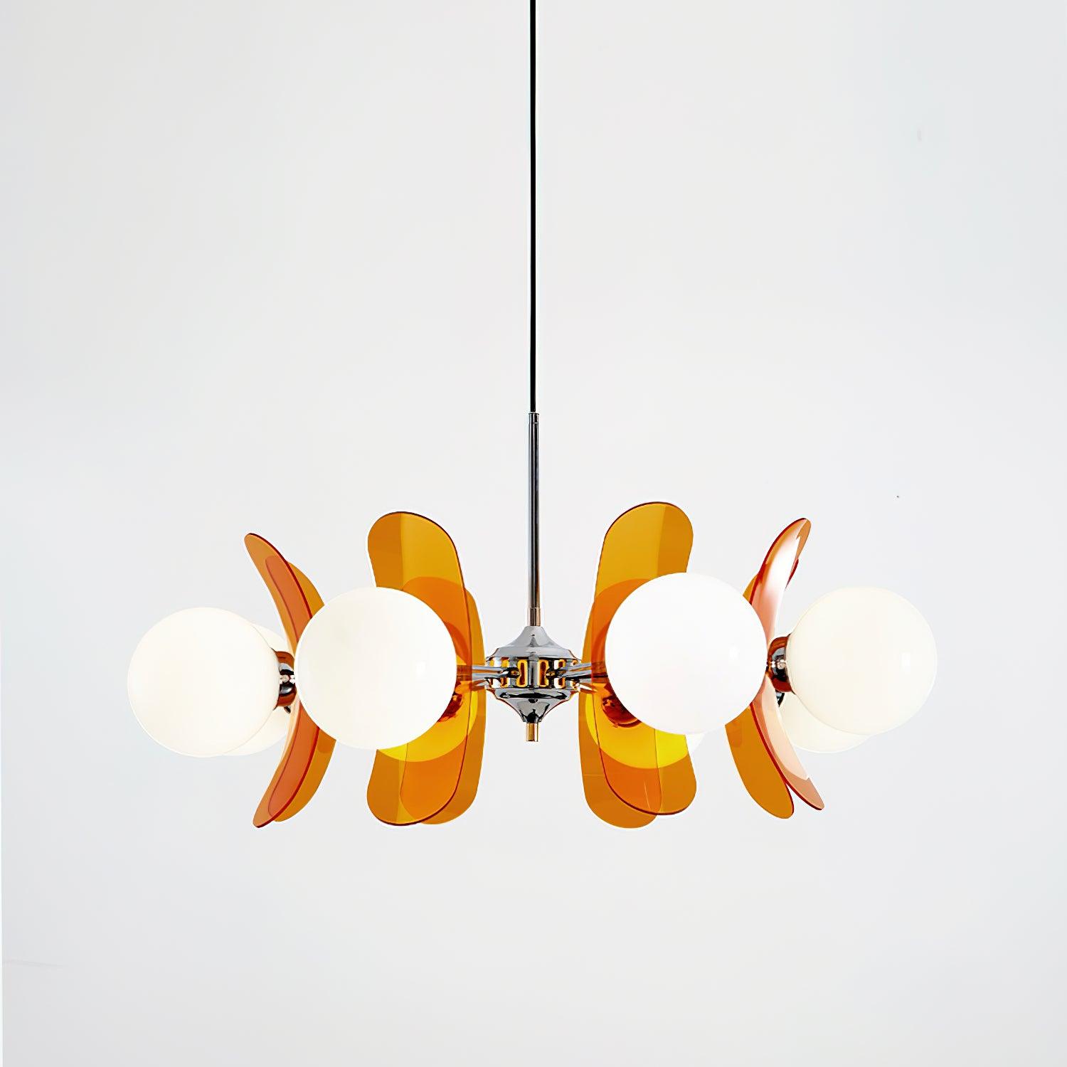 Halo Globe Sputnik Chandelier