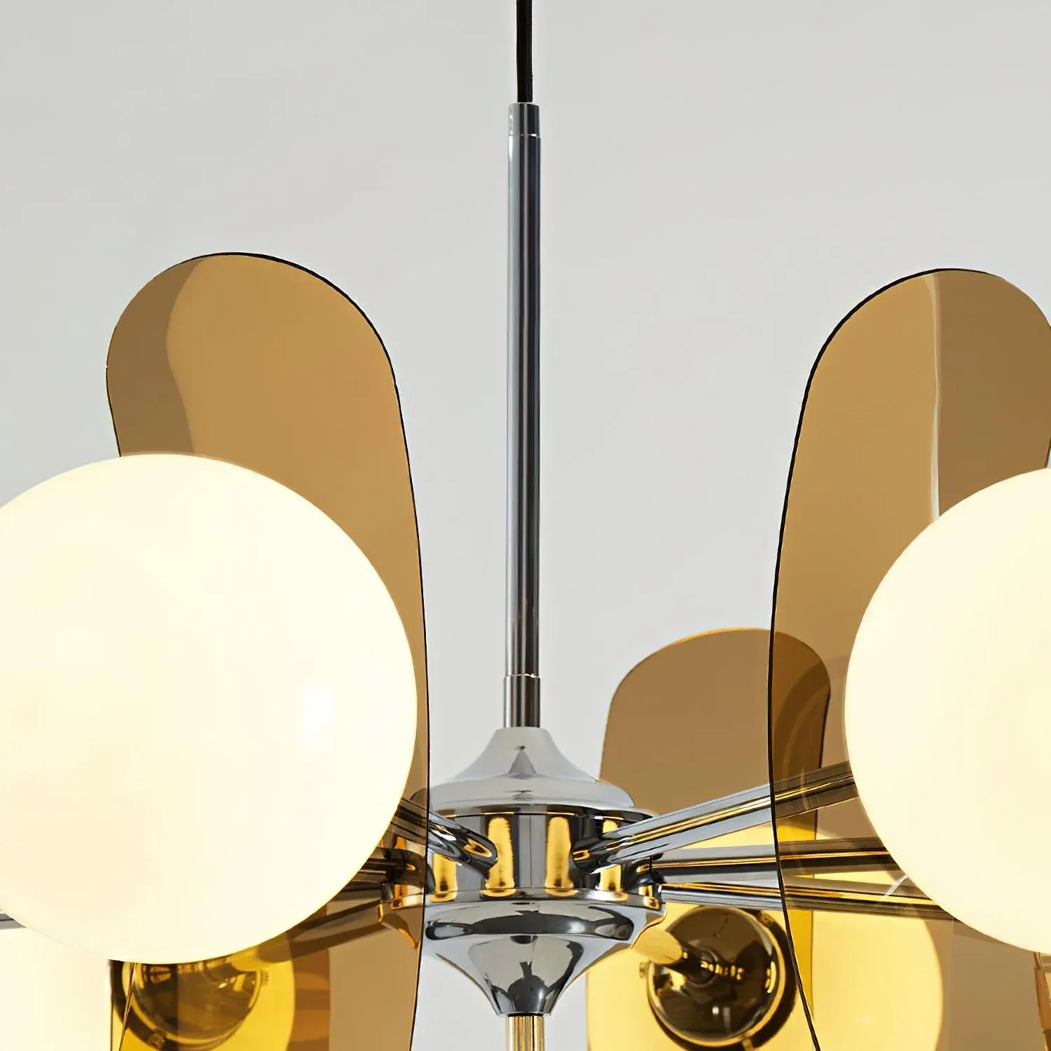 Valentina Modern Metal Glass Pendant Light Bedroom Living Room