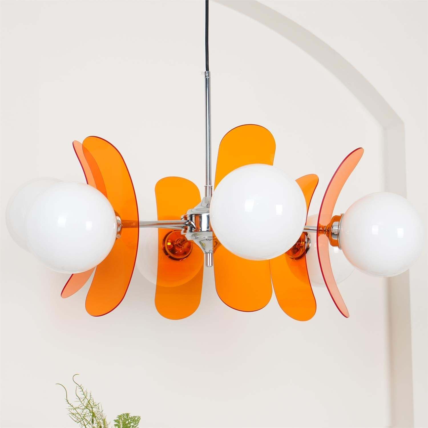 Halo Globe Sputnik Chandelier