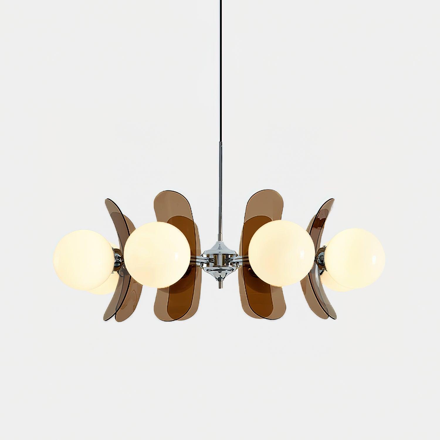 Halo Globe Sputnik Chandelier