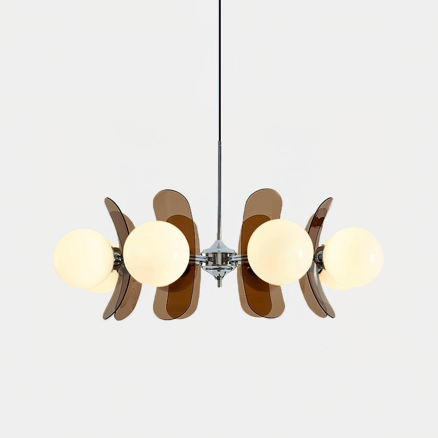 Halo Globe Sputnik Chandelier