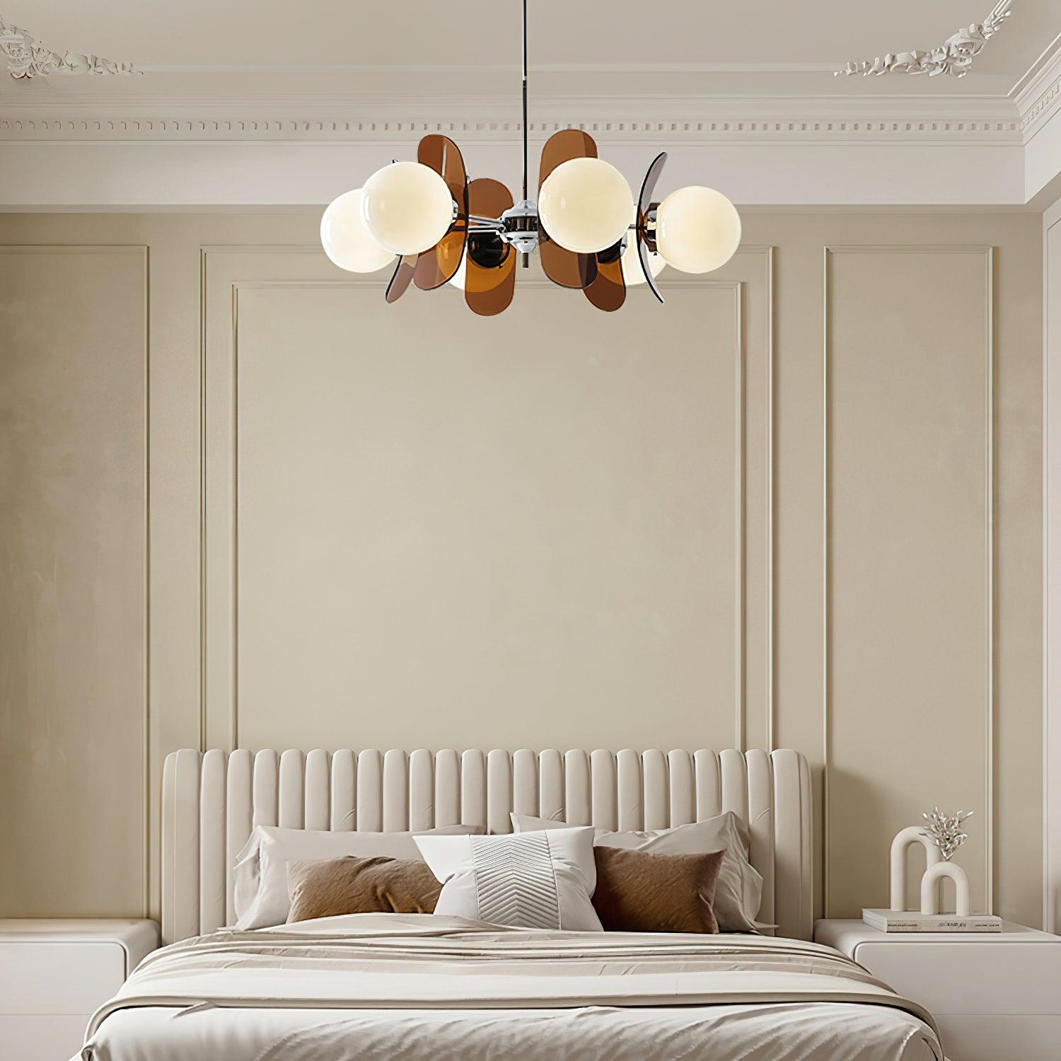 Halo Globe Sputnik Chandelier