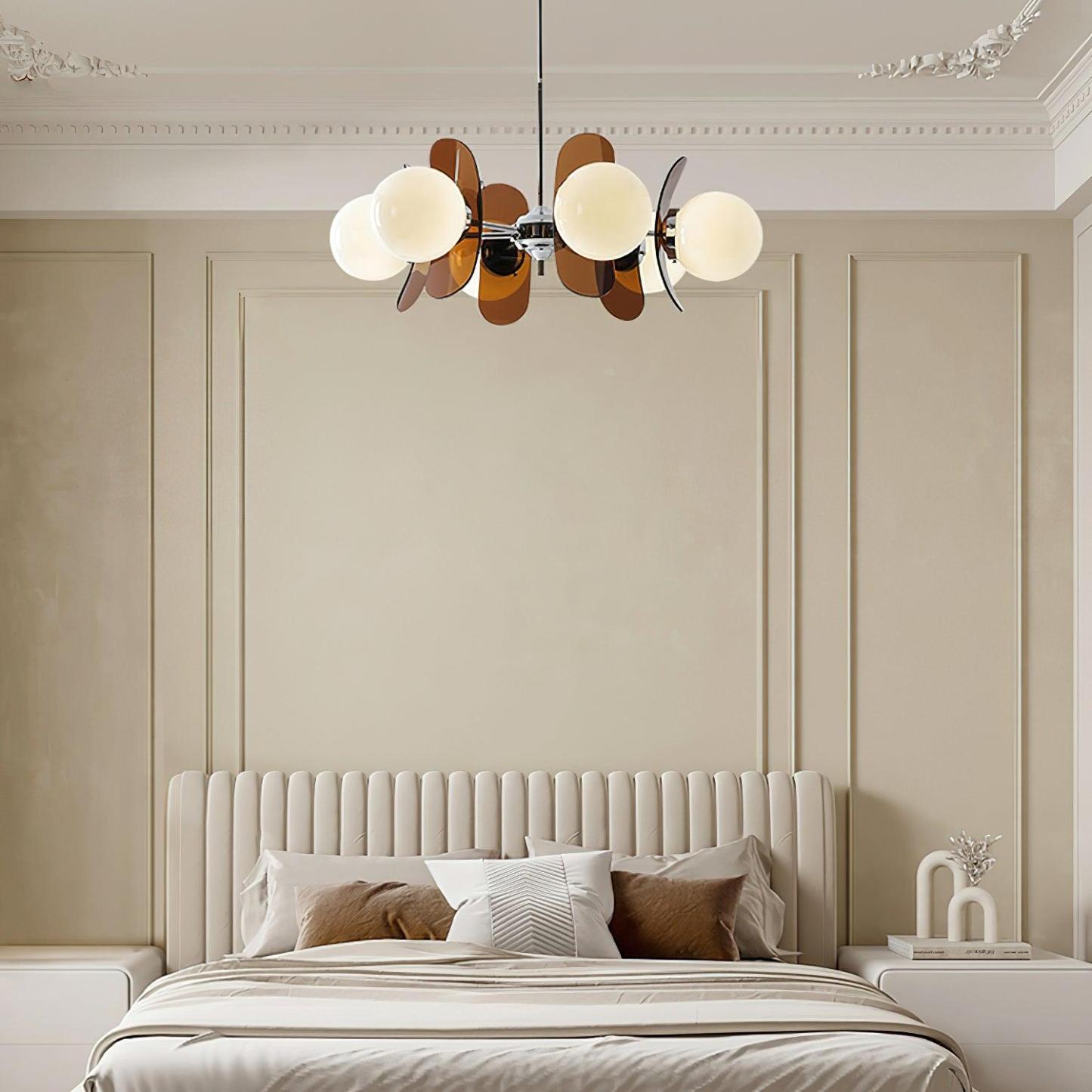 Halo Globe Sputnik Chandelier