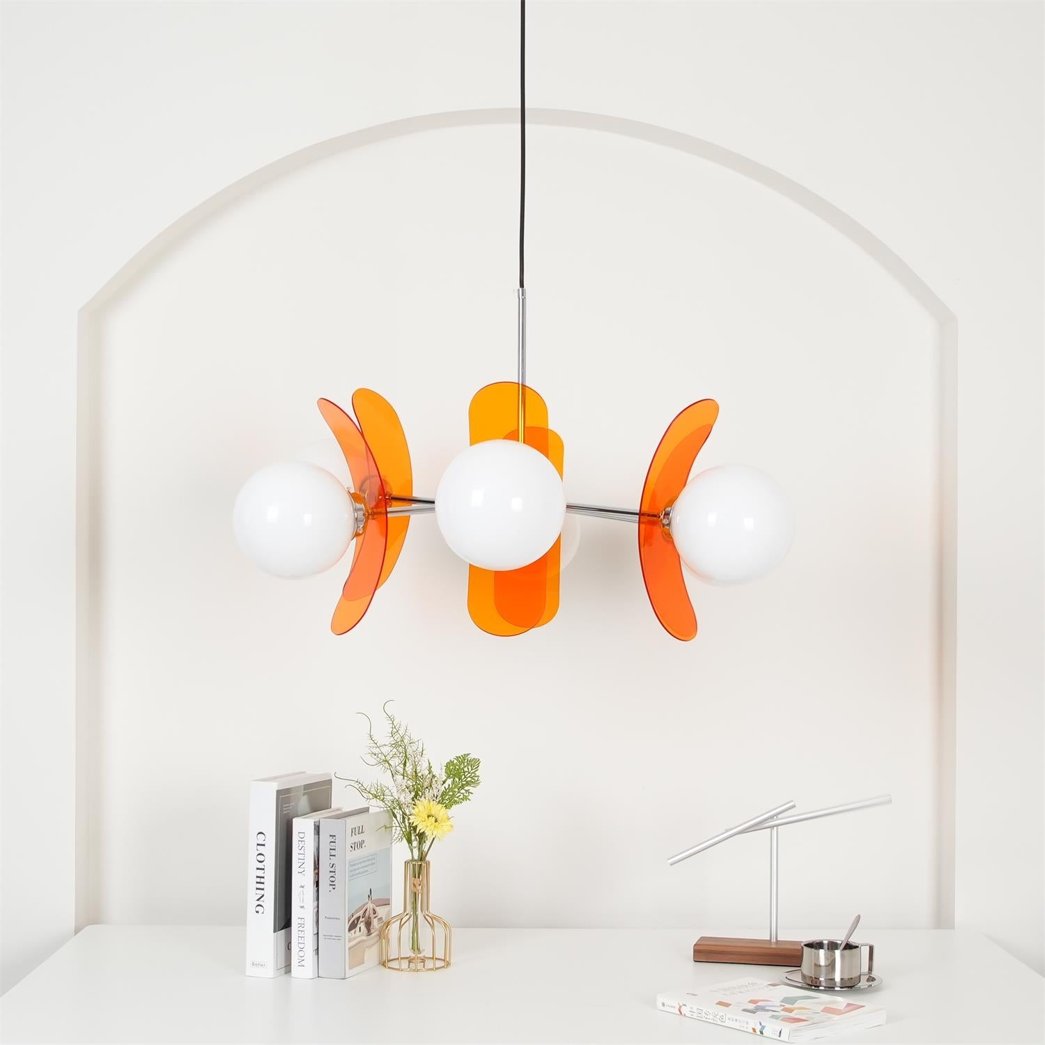 Halo Globe Sputnik Chandelier