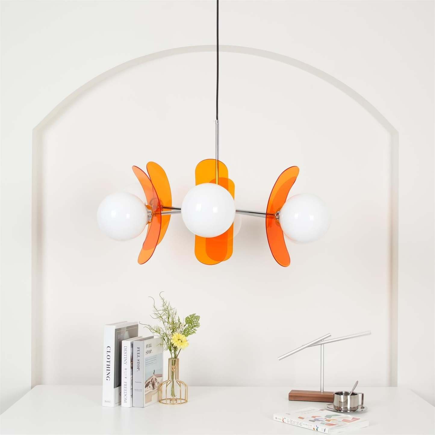 Halo Globe Sputnik Chandelier