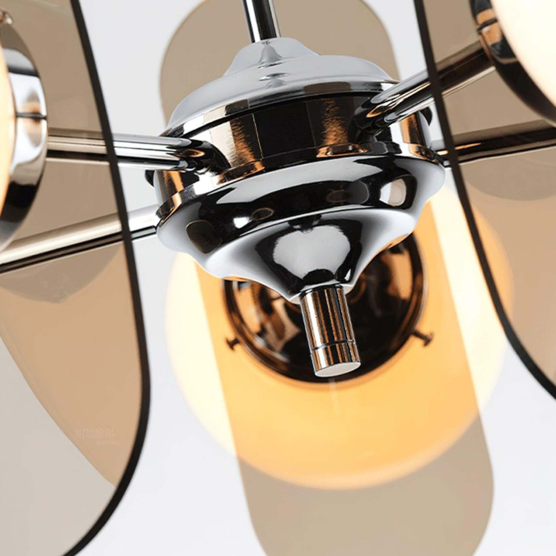 Halo Globe Sputnik Chandelier