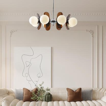 Halo Globe Sputnik Chandelier