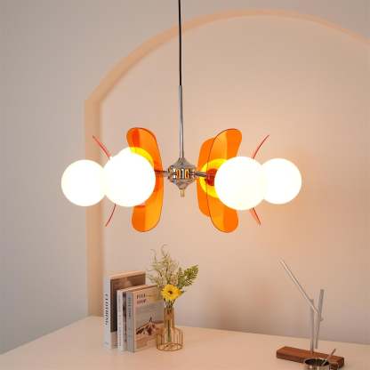 Halo Globe Sputnik Chandelier