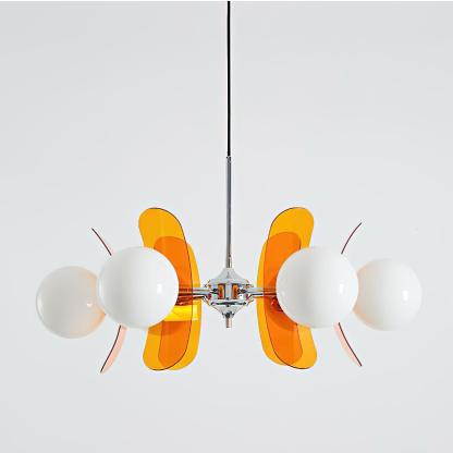 Halo Globe Sputnik Chandelier