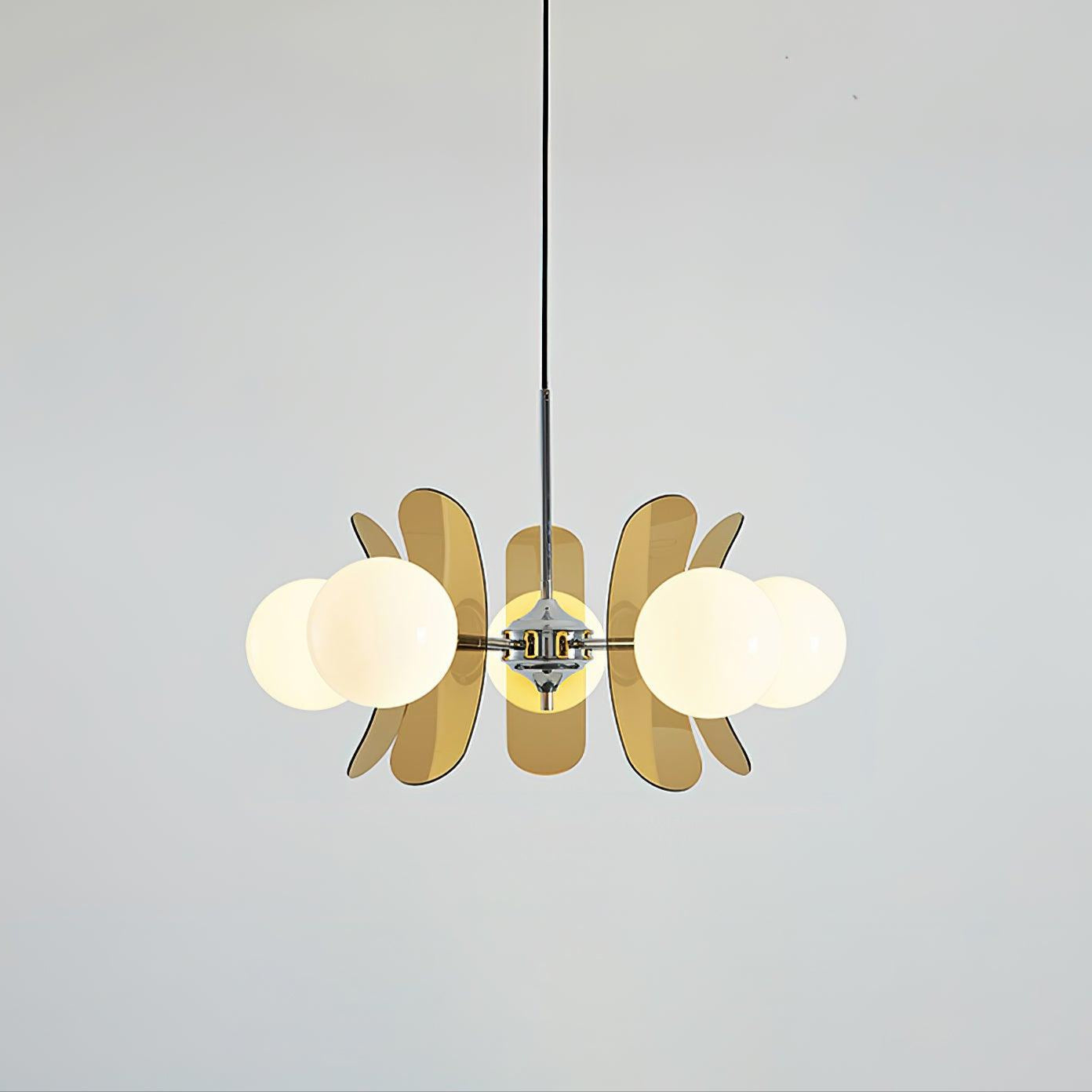Halo Globe Sputnik Chandelier