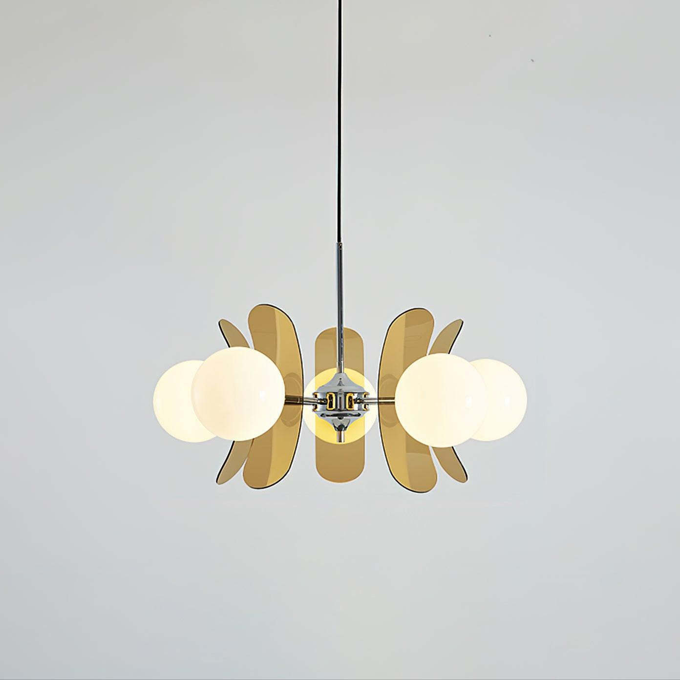 Halo Globe Sputnik Chandelier