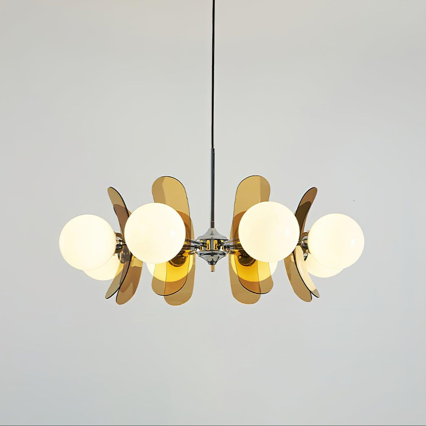 Halo Globe Sputnik Chandelier