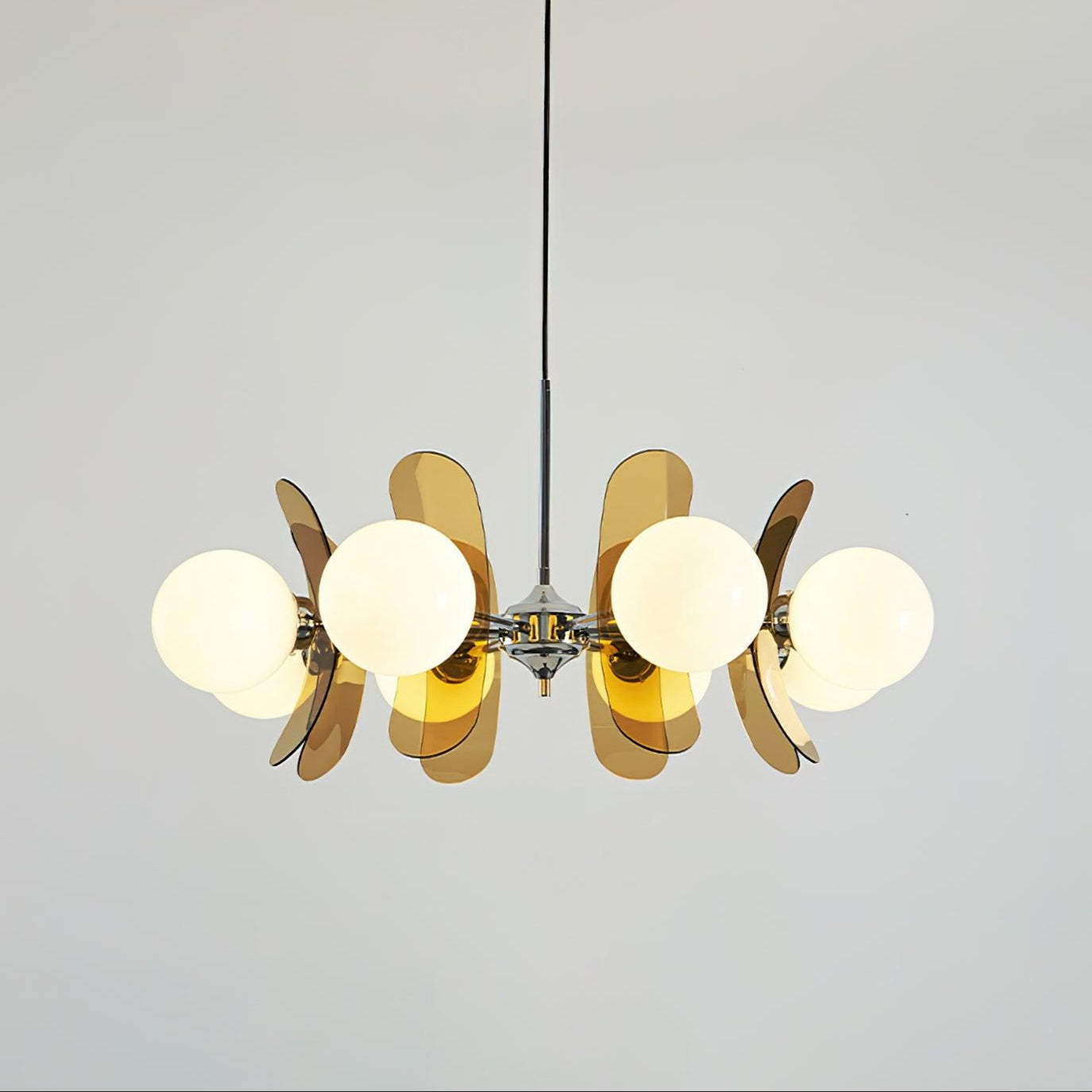 Halo Globe Sputnik Chandelier