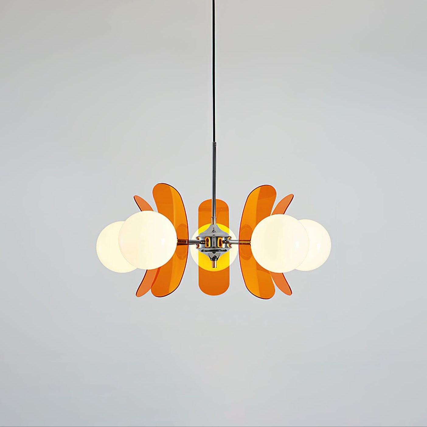Halo Globe Sputnik Chandelier