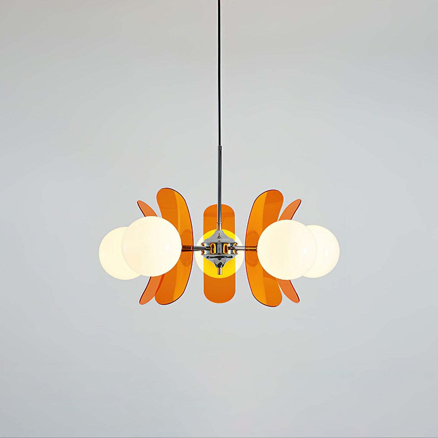 Halo Globe Sputnik Chandelier
