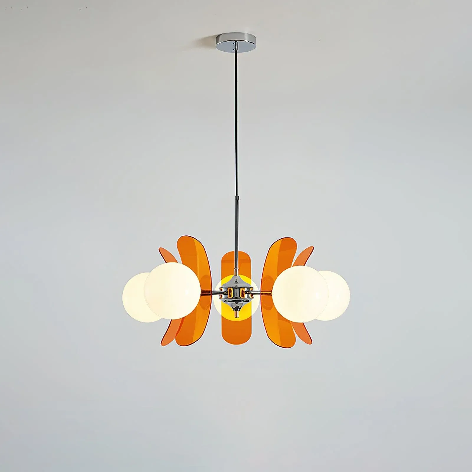 Valentina Modern Metal Glass Pendant Light Bedroom Living Room