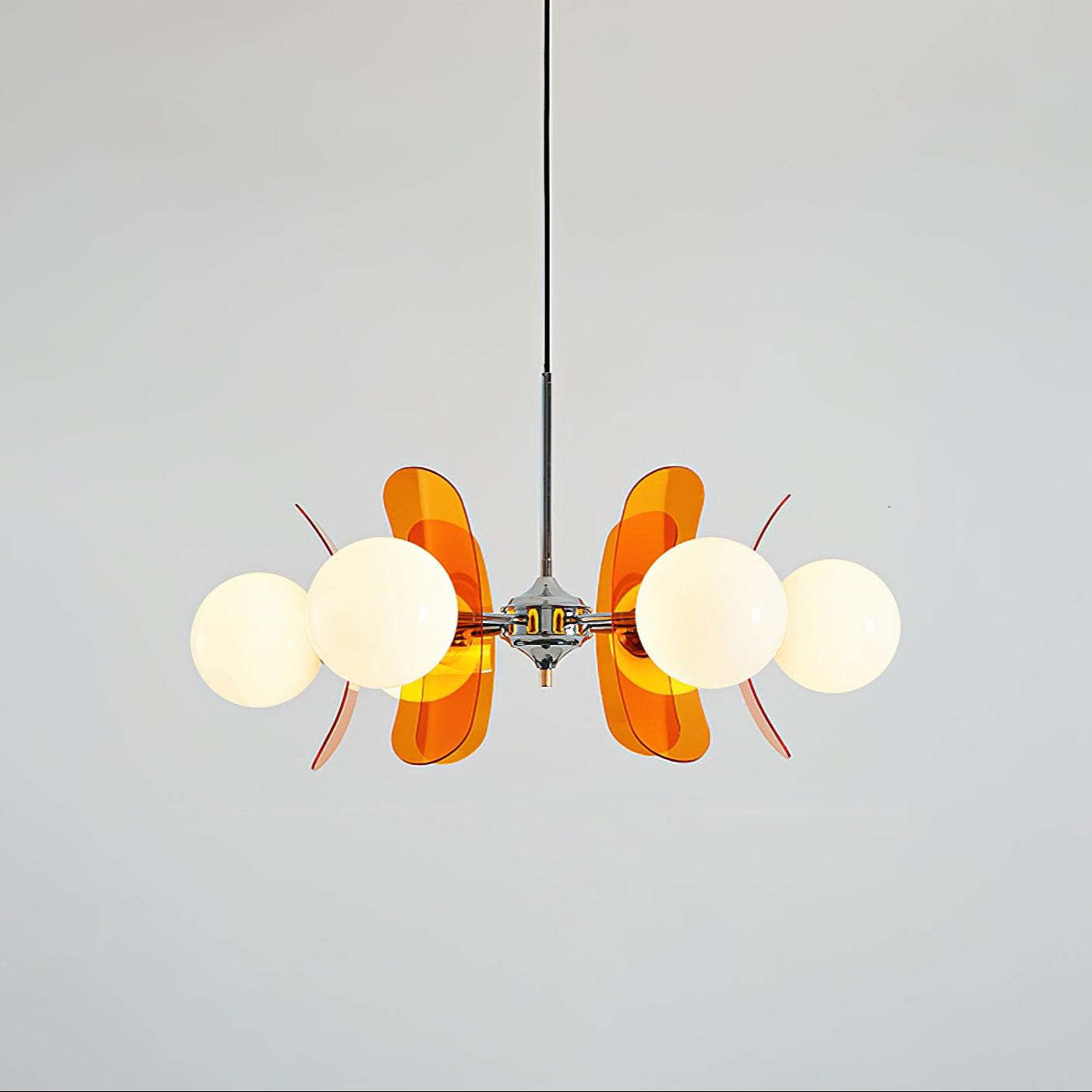 Halo Globe Sputnik Chandelier