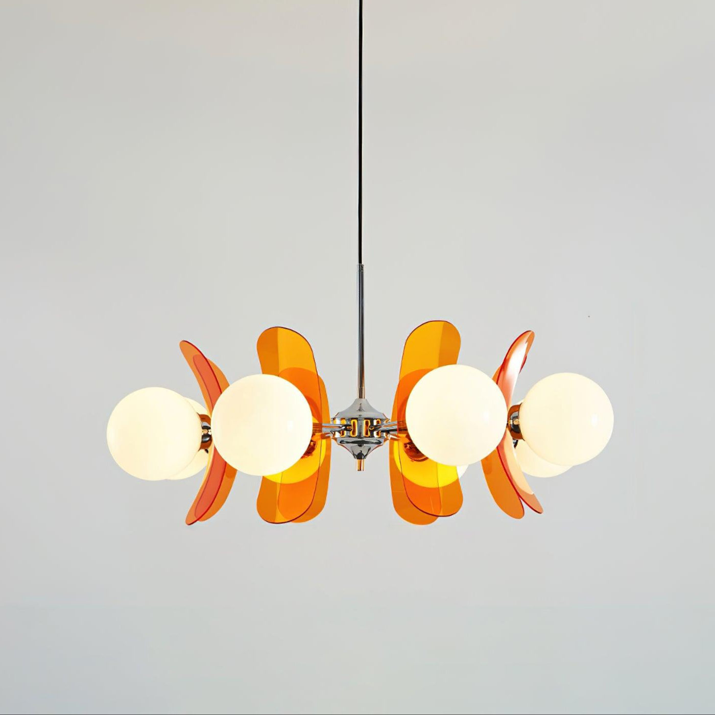 Halo Globe Sputnik Chandelier