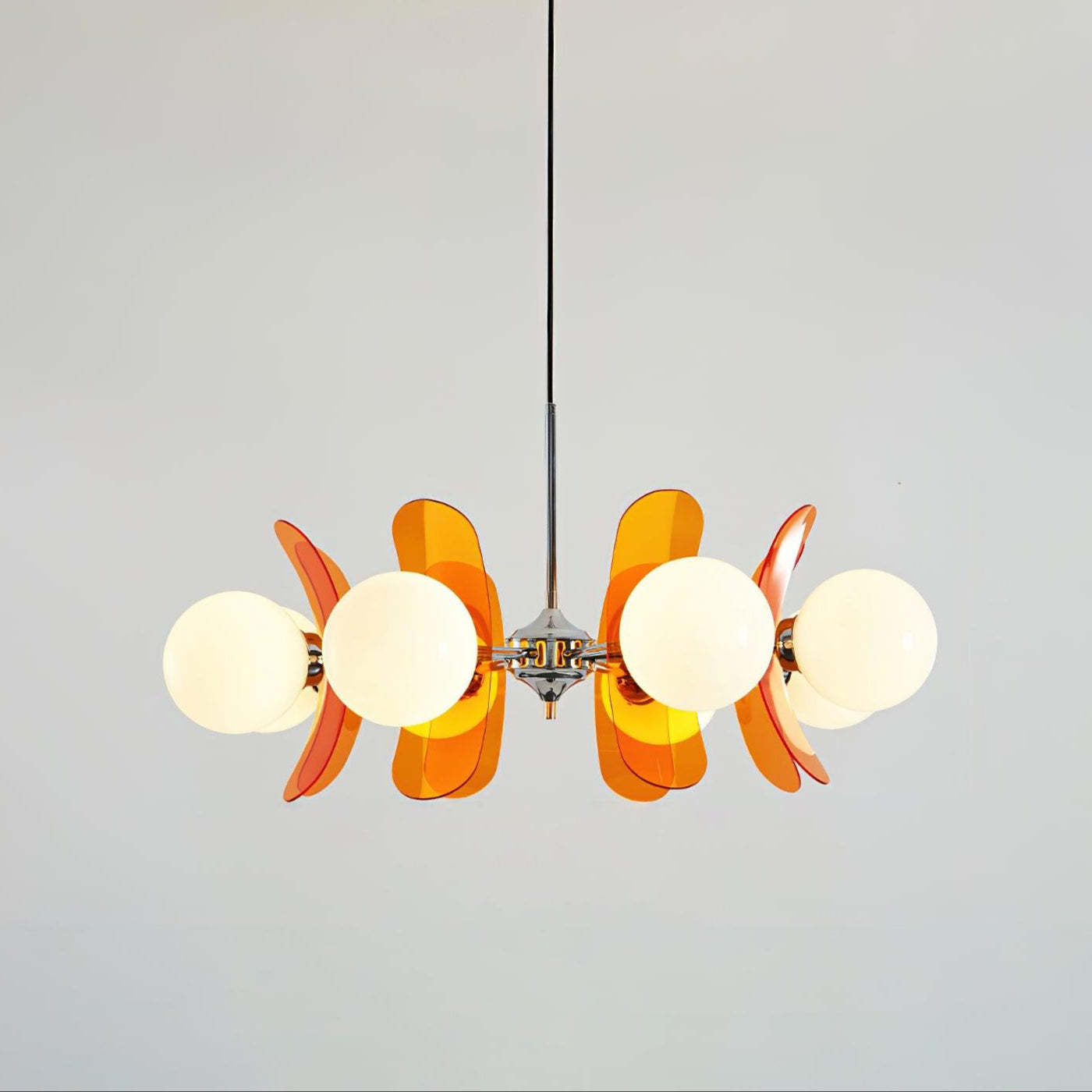 Halo Globe Sputnik Chandelier