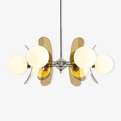 Halo Globe Sputnik Chandelier