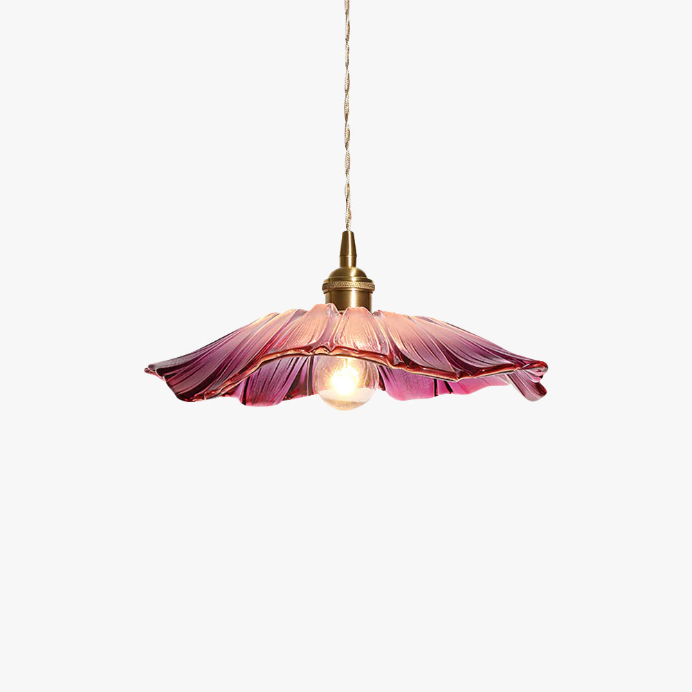Verona Vintage Fleur Verre Suspension
