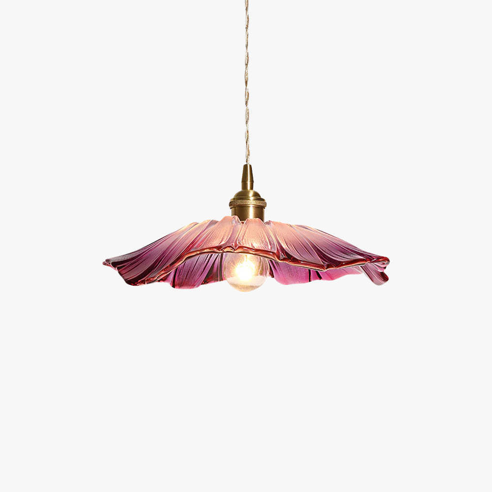 Verona Vintage Fleur Verre Suspension