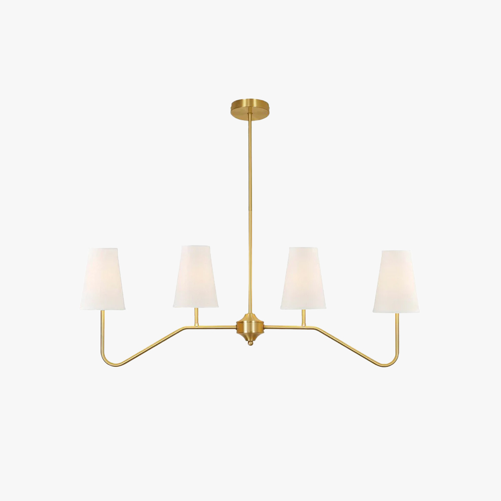 Alessio Vintage Classical Metal Fabric Pendant Light Shades Living Dining Room