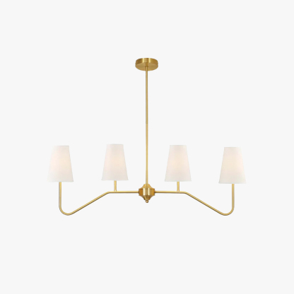 Alessio Vintage Classical Metal Fabric Pendant Light Shades Living Dining Room