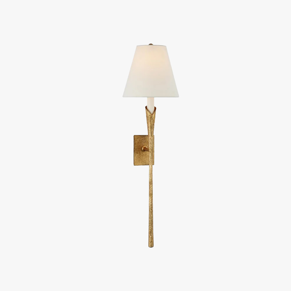 Alessio Vintage Antique Metal Fabric Wall Light Shades Kitchen Bedroom Living Room