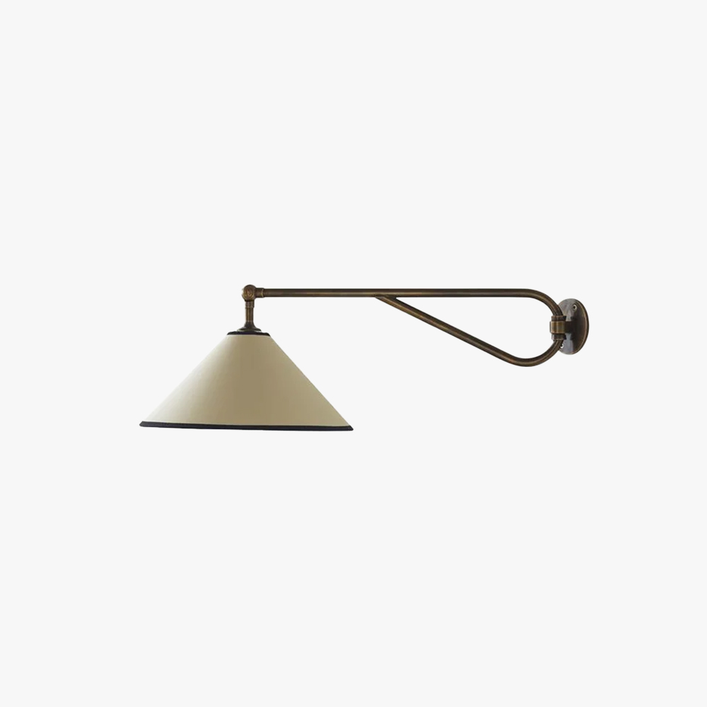 Alessio Vintage Classical Metal Fabric Wall Light Hallway Bedroom