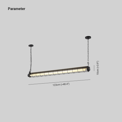 Alessio Minimalism Acrylic Metal Pendant Light Dining Room Bedroom