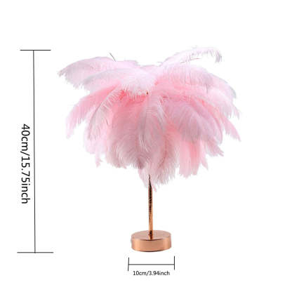 Fairy Feather Tree Table Lamp