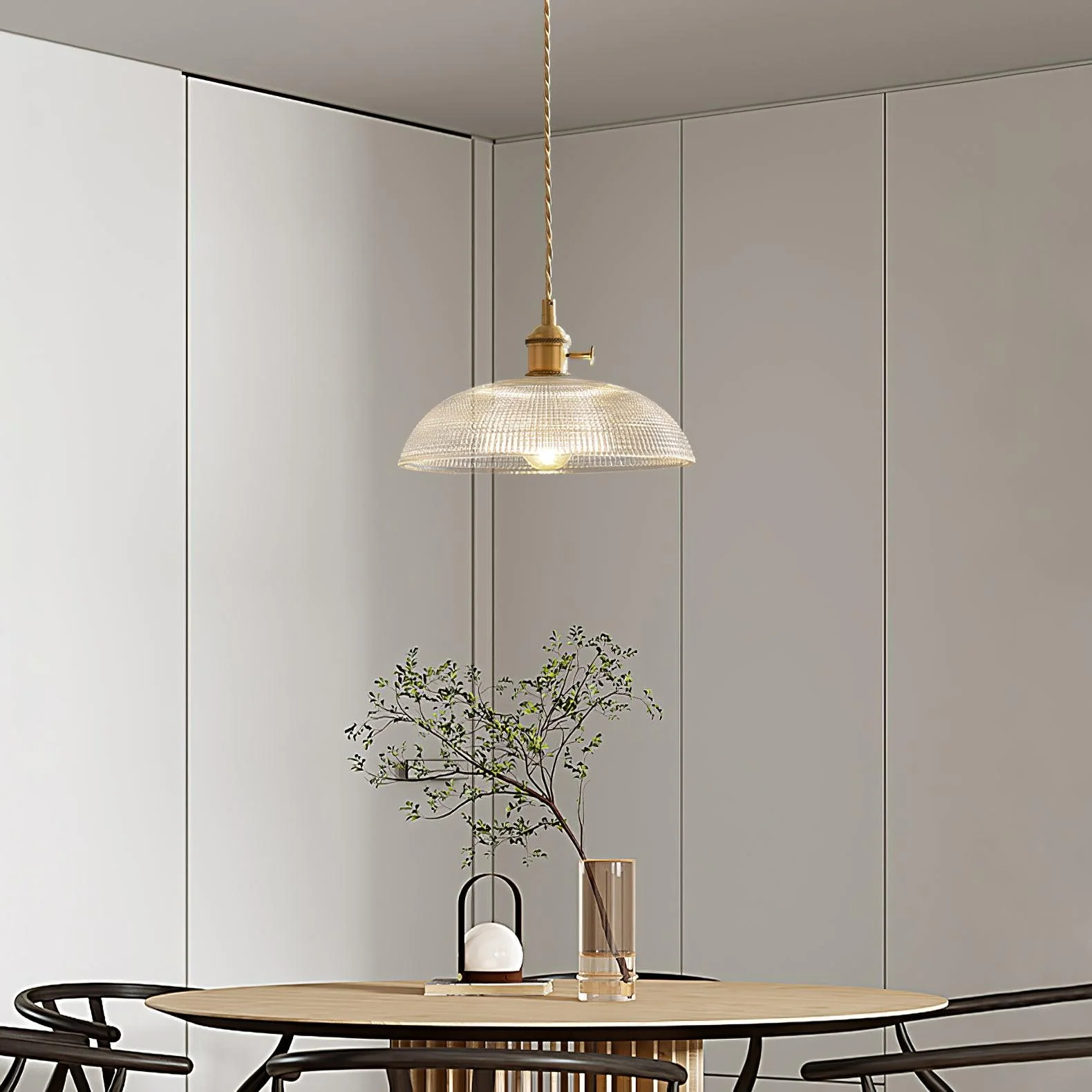 Hailie Modern Metal Glass Opaque Pendant Light Pendant Light