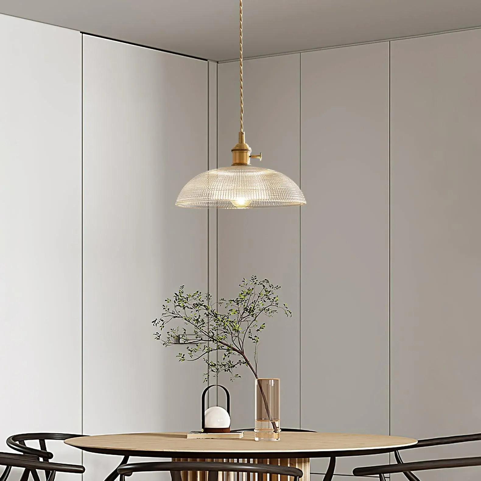 Hailie Modern Metal Glass Opaque Pendant Light Pendant Light